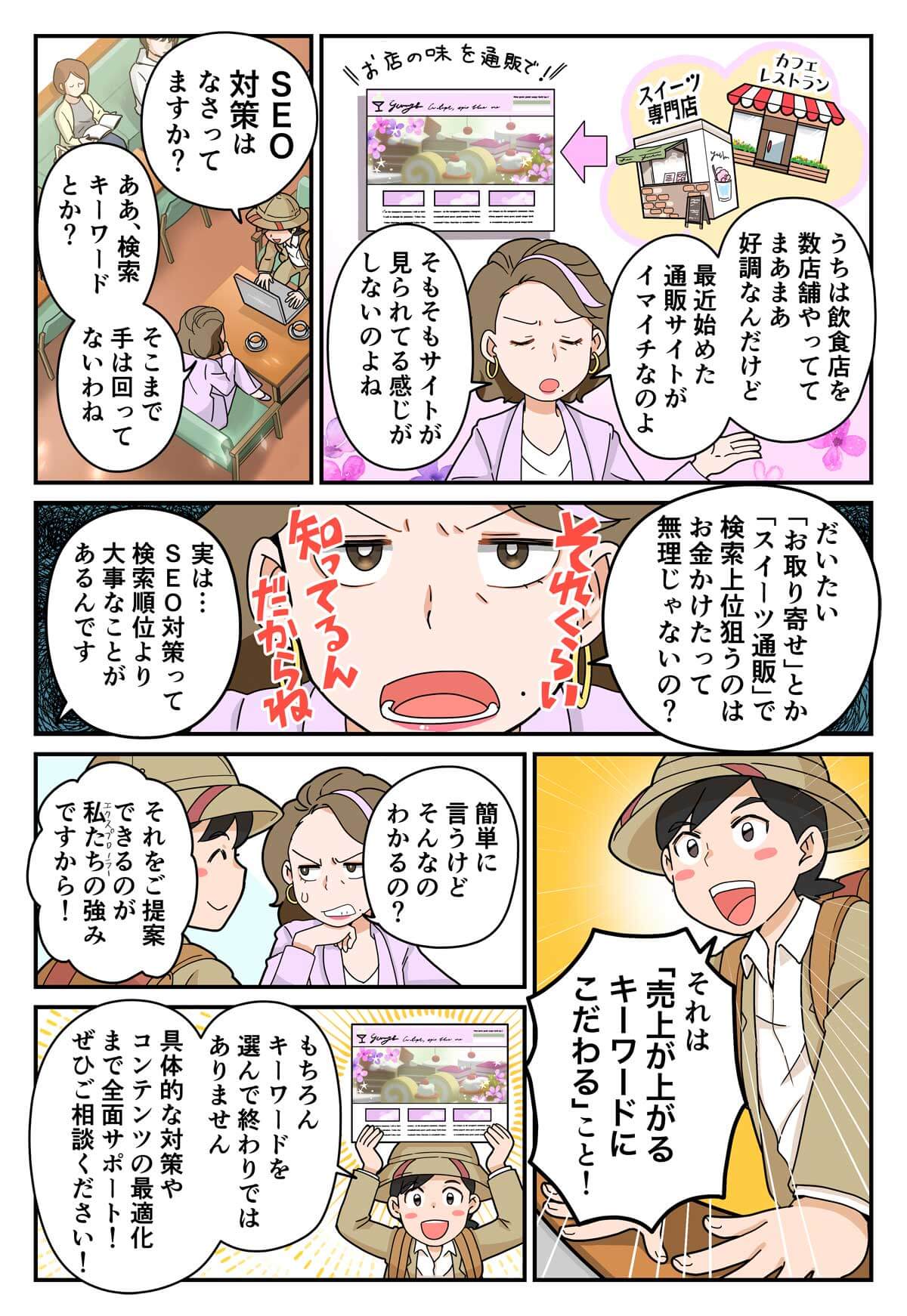 マンガでわかるSEO対策