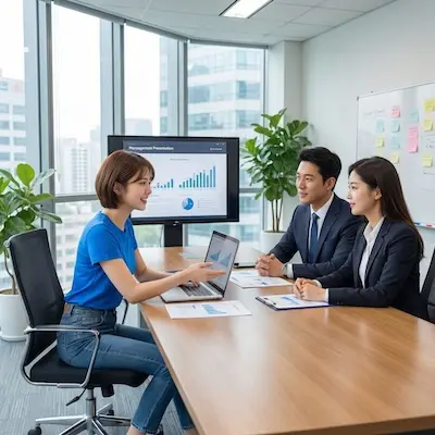 打ち合わせ風景