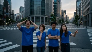 訪問介護の倒産急増と人手不足。労働集約型ビジネスの危機的状況を憂う人々のイメージ